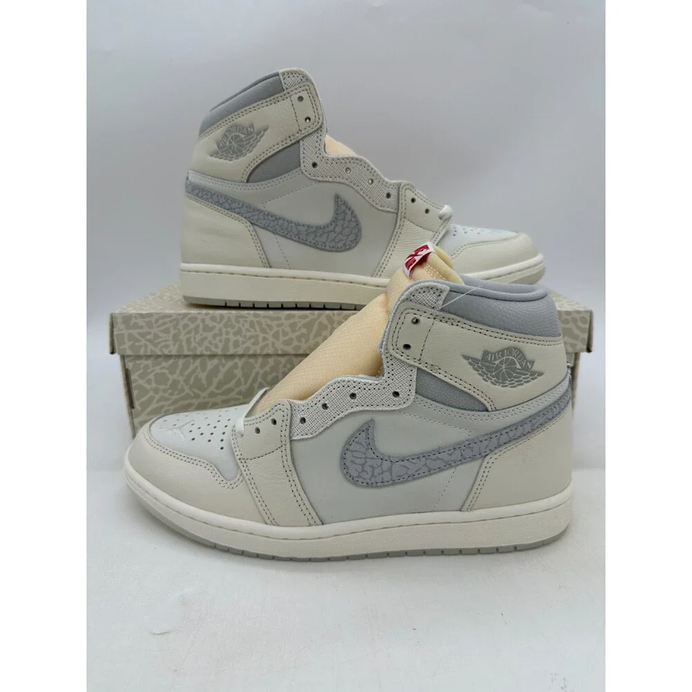 Air Jordan 1 High Retro OG Men's Size 11.5 Ivory White Athletic Shoes IH4363 100